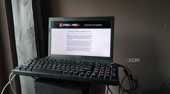 The Welcome screen when installing Proxmox