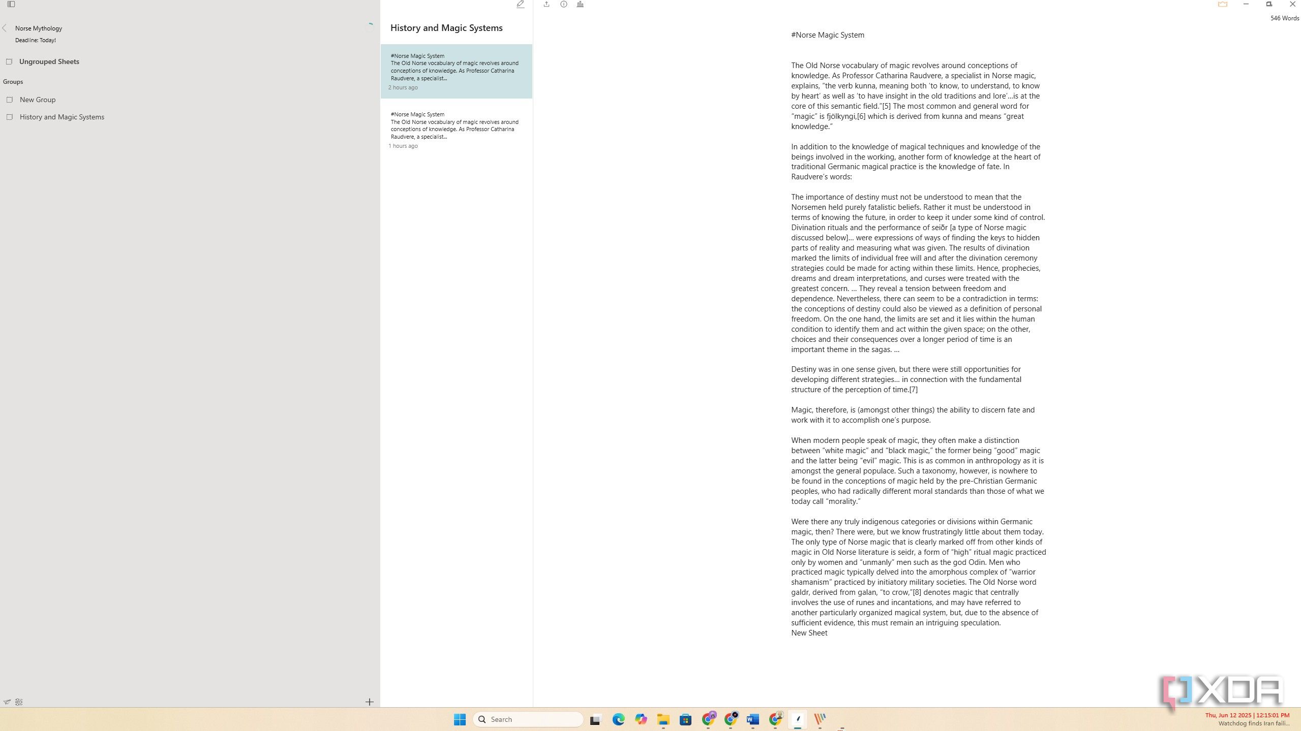 QuillSpace Organizational features 