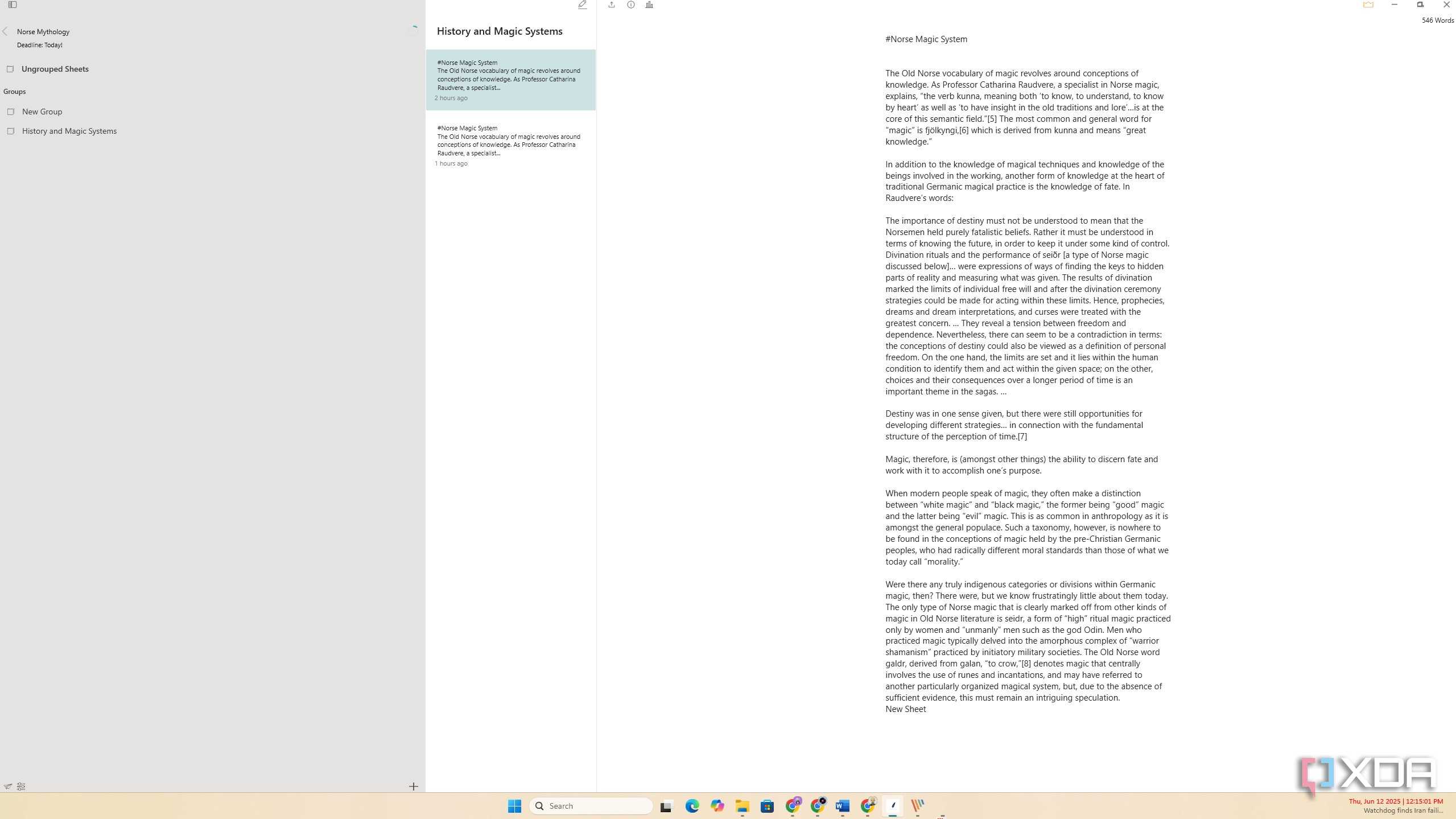 QuillSpace Organizational features