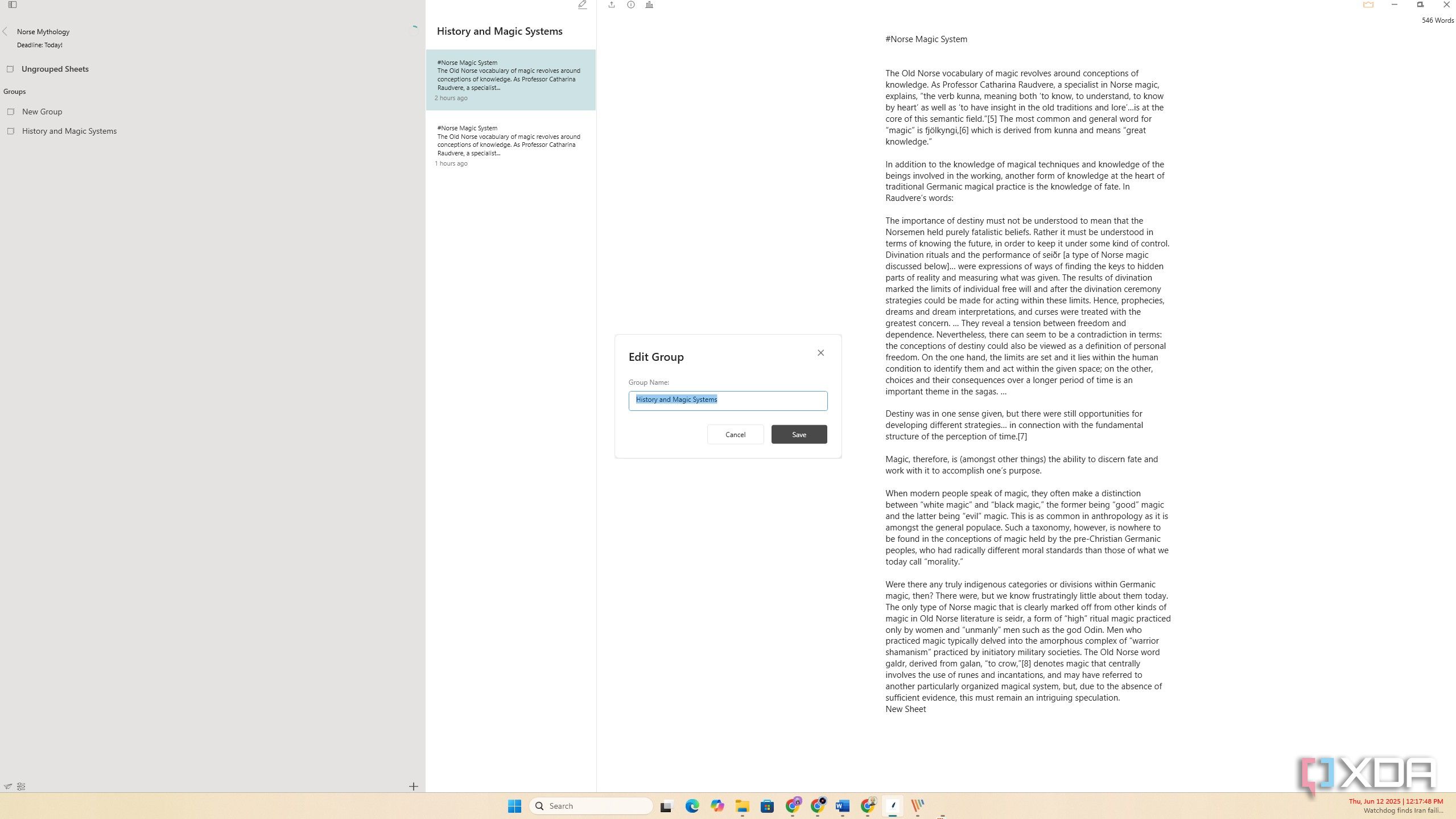 QuillSpace Organizational features 