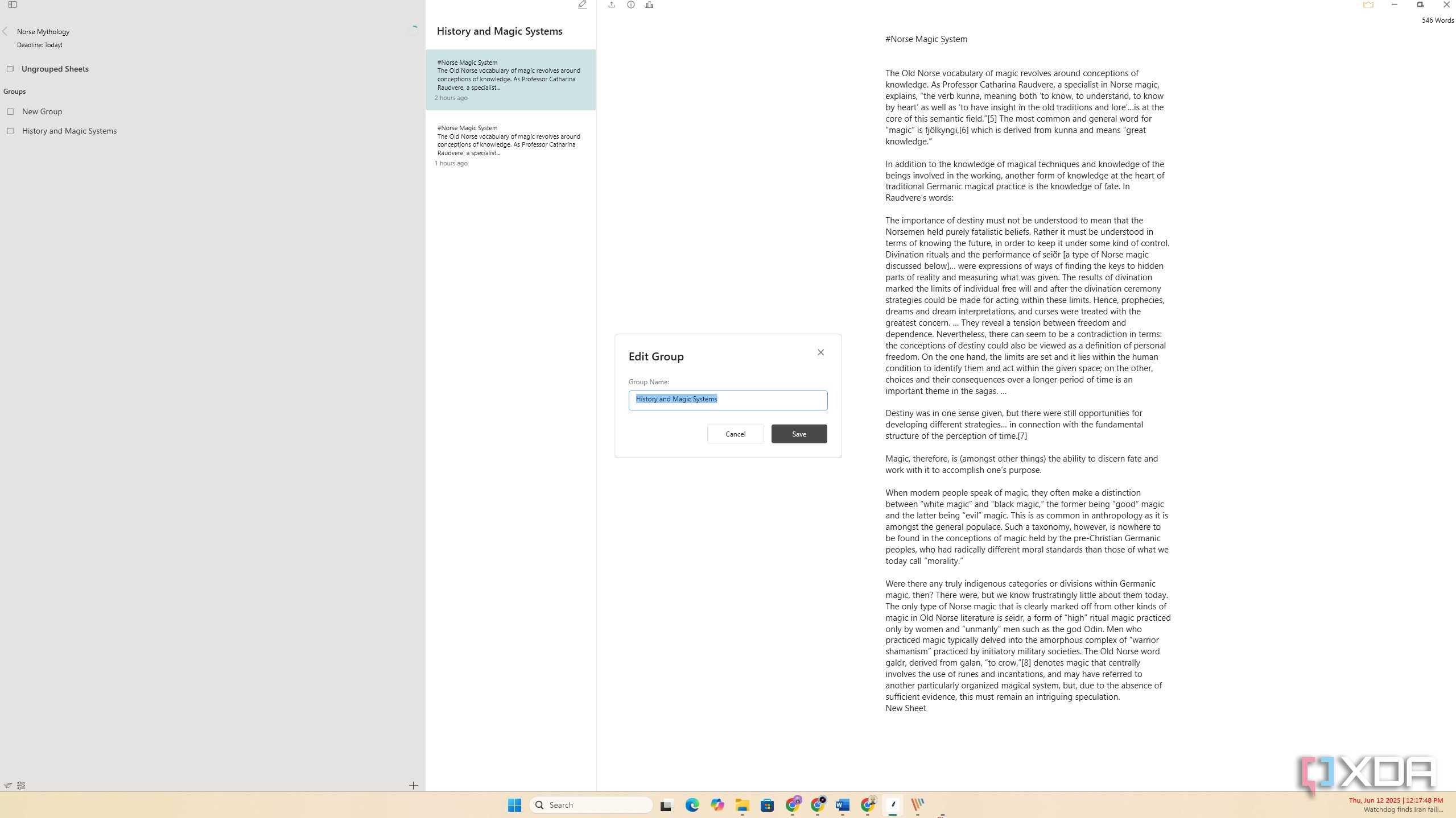 QuillSpace Organizational features