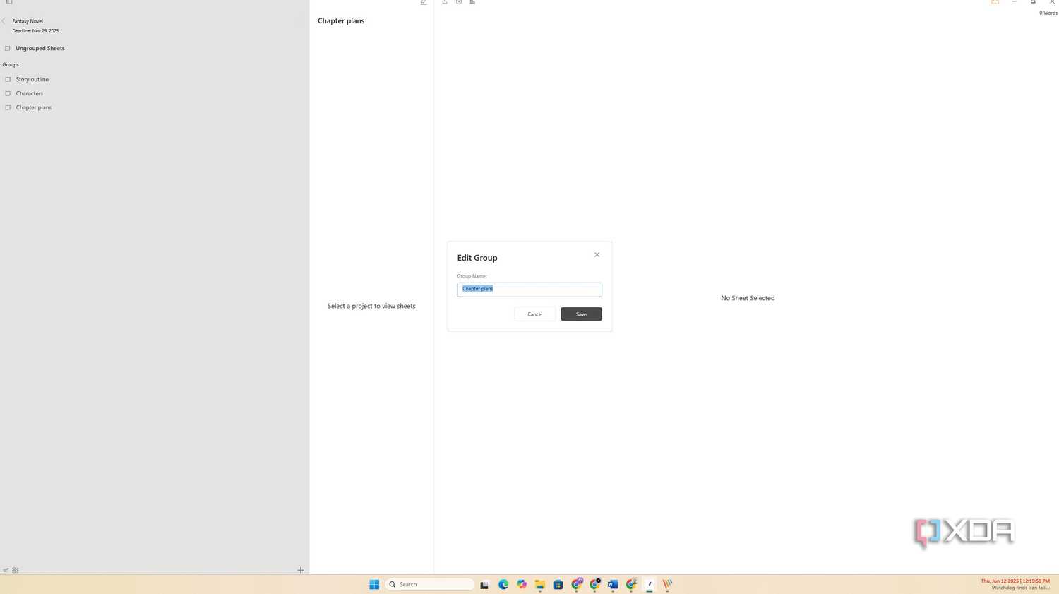 QuillSpace Organizational features