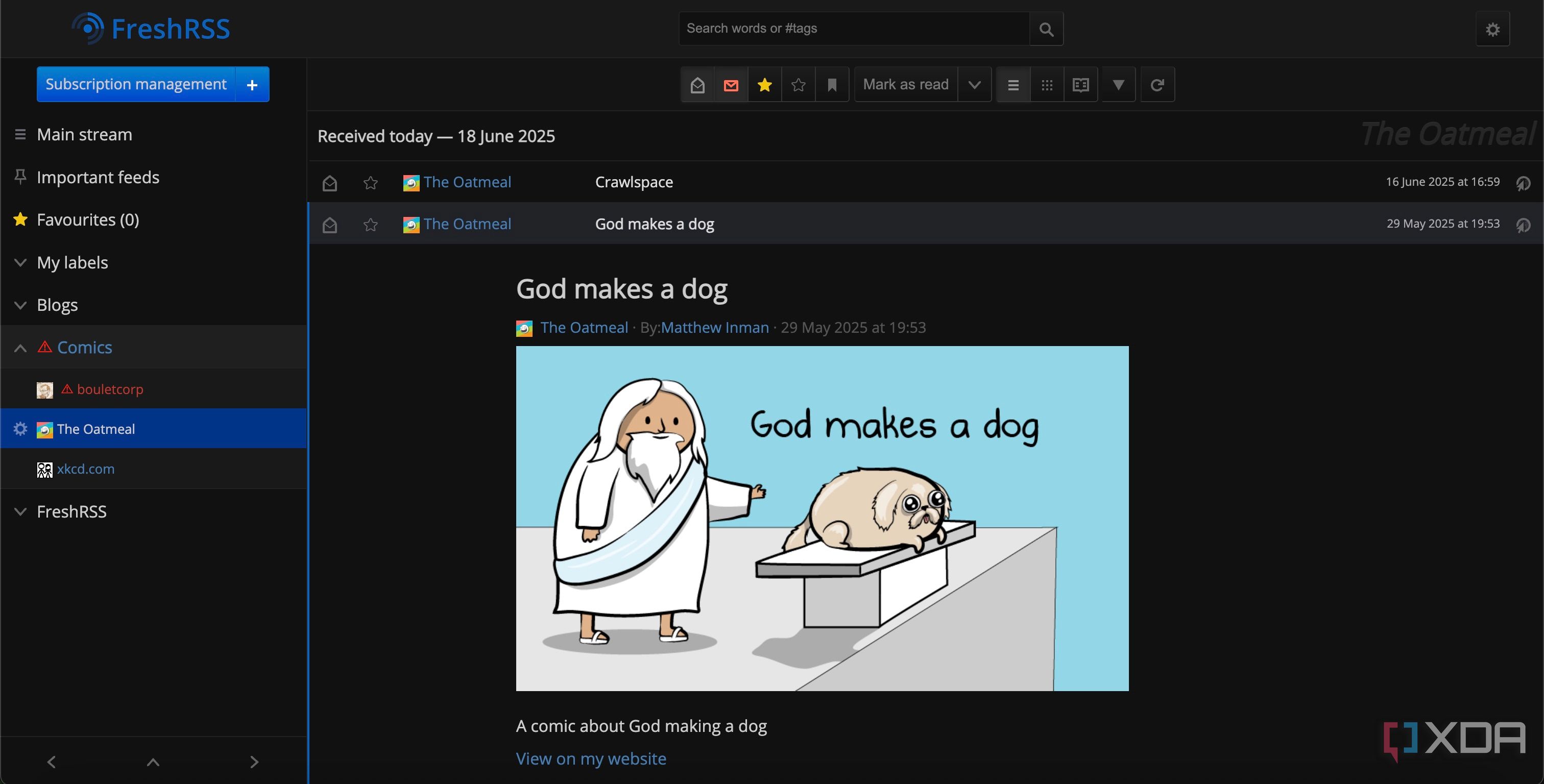 I brought my news feed back from the dead thanks to this self-hosted ...