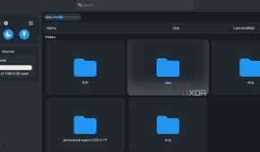 FileBrowser Quantum folders