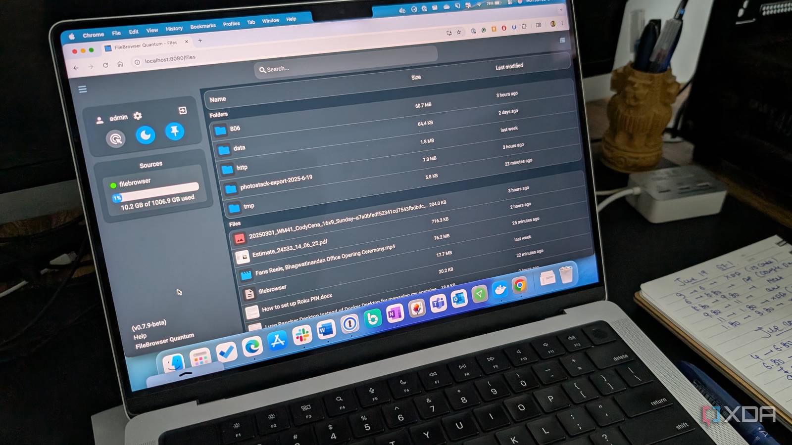 I use this unusual Docker container to manage files and directories on ...