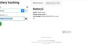 battery tracking in Grocy