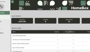 HomeBox main menu