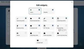 Nextcloud widgets