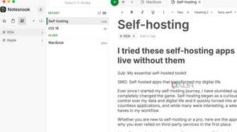 Notesnook tags
