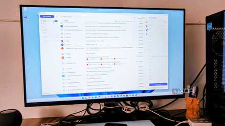 Proton Mail on display