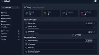 Tududi dashboard