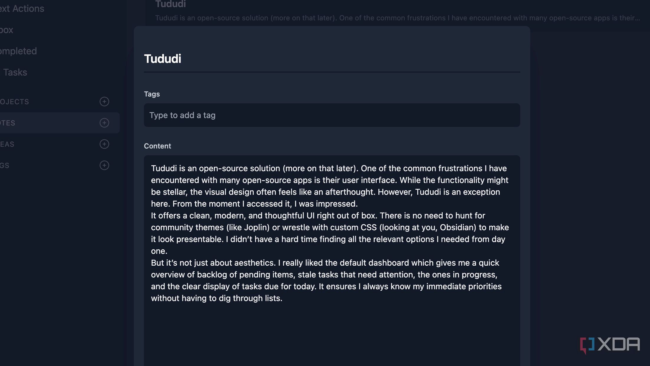 Tududi notes