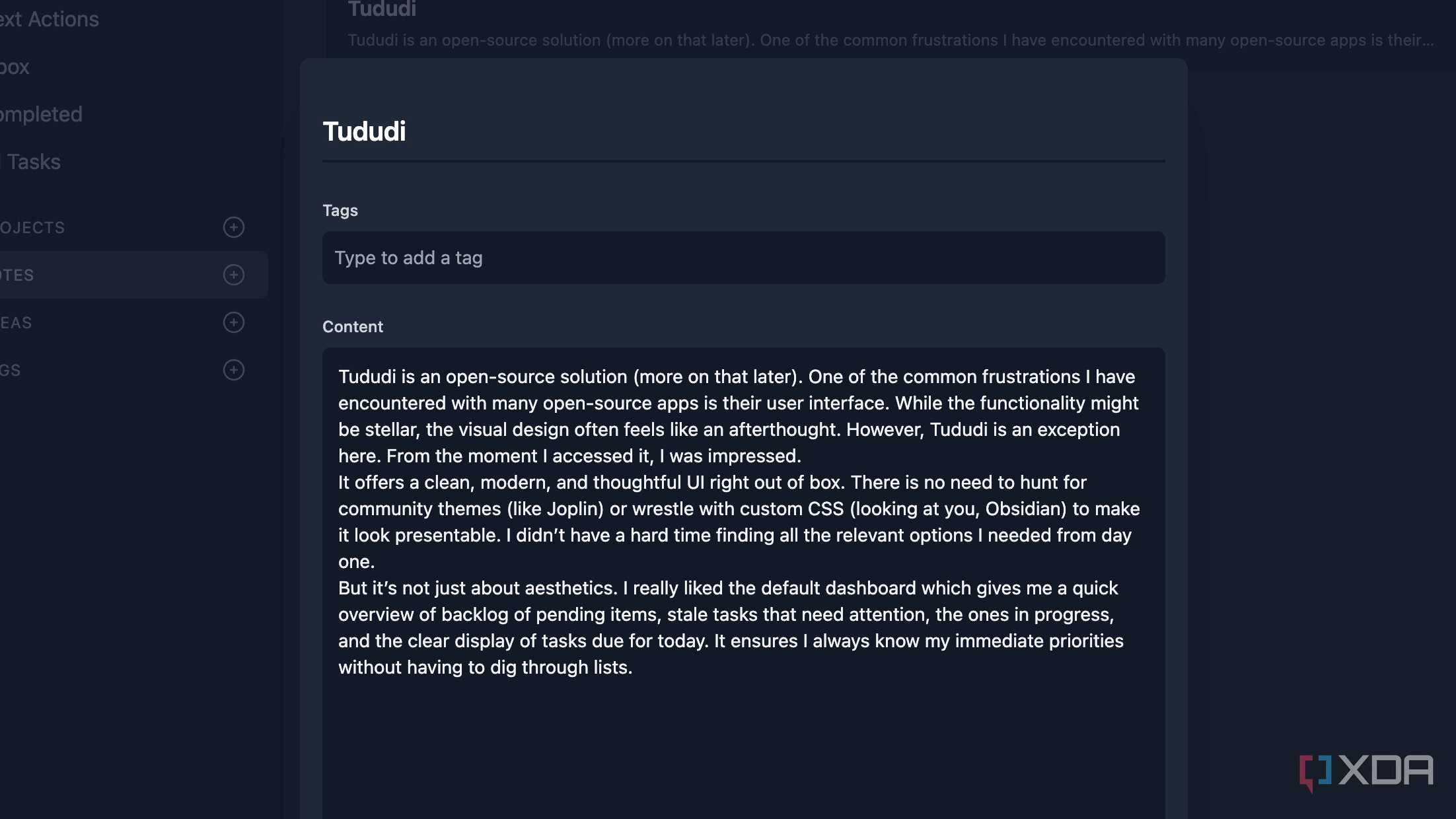 Tududi notes
