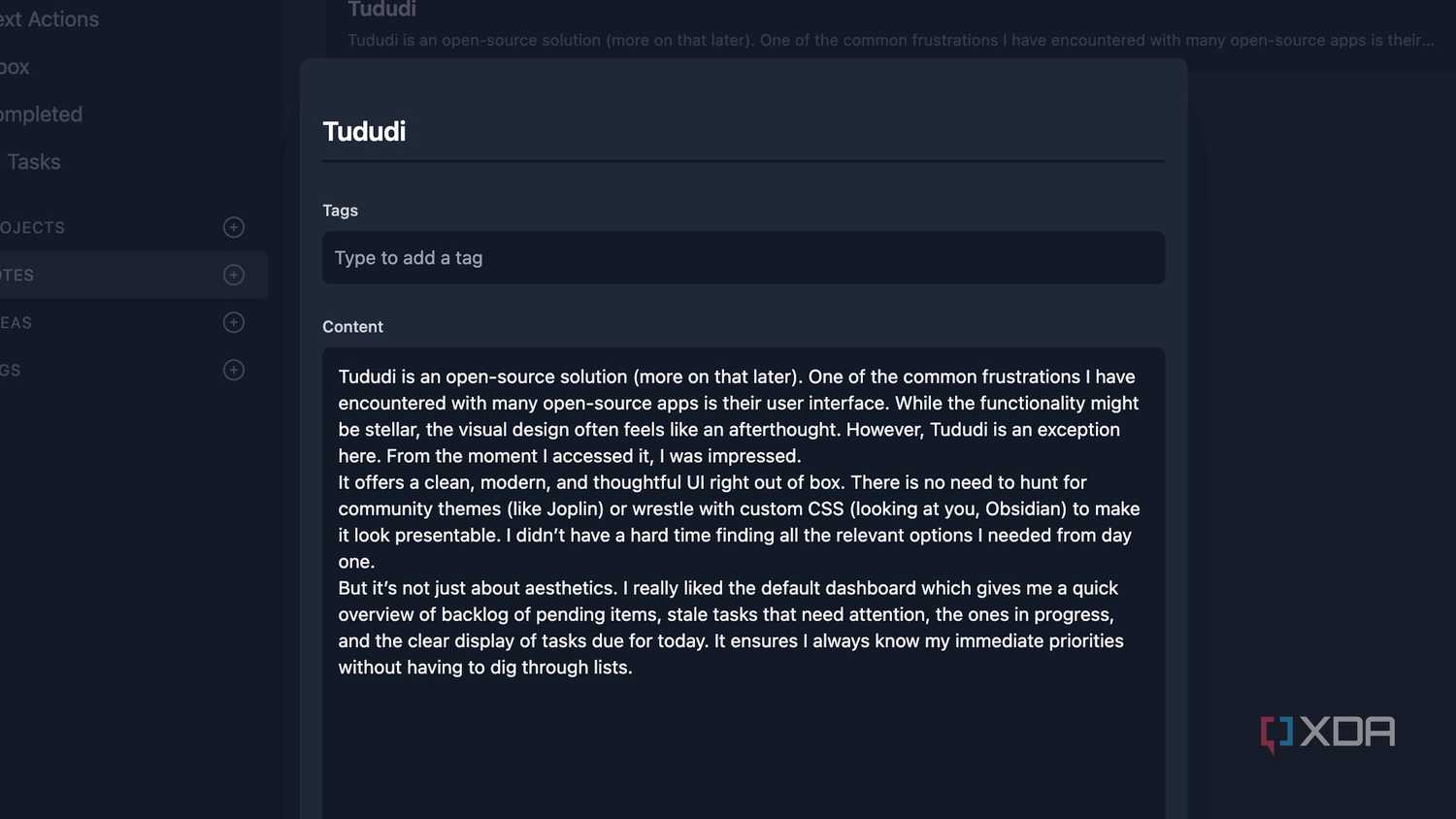 Tududi notes