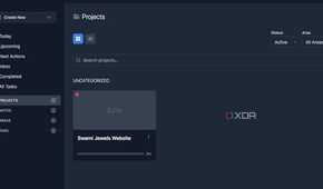 Tududi project cards