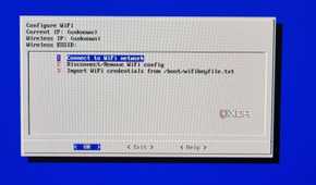 photo of a retropie adding a new wi-fi network