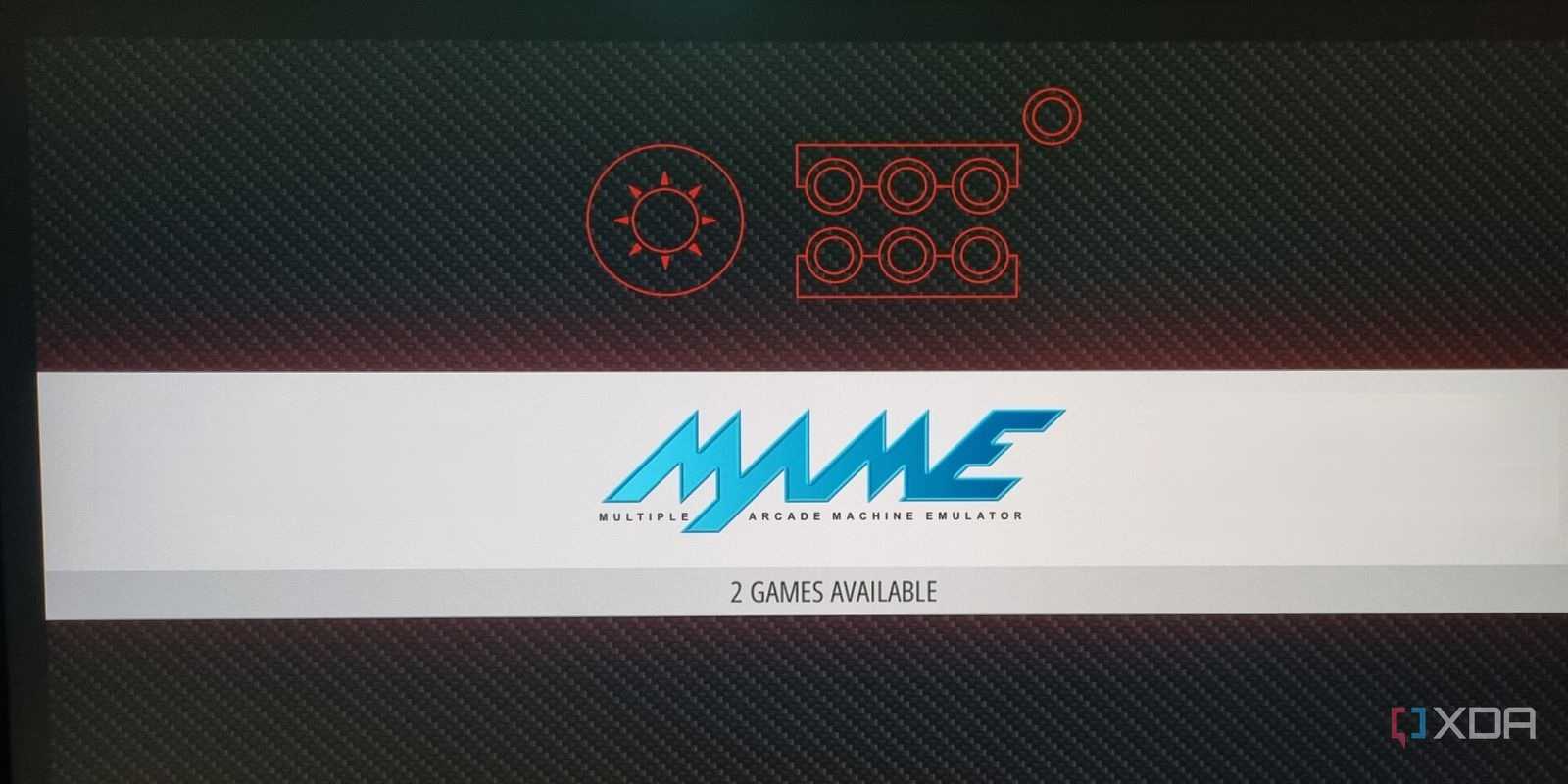 photo of retropie emulator selector page