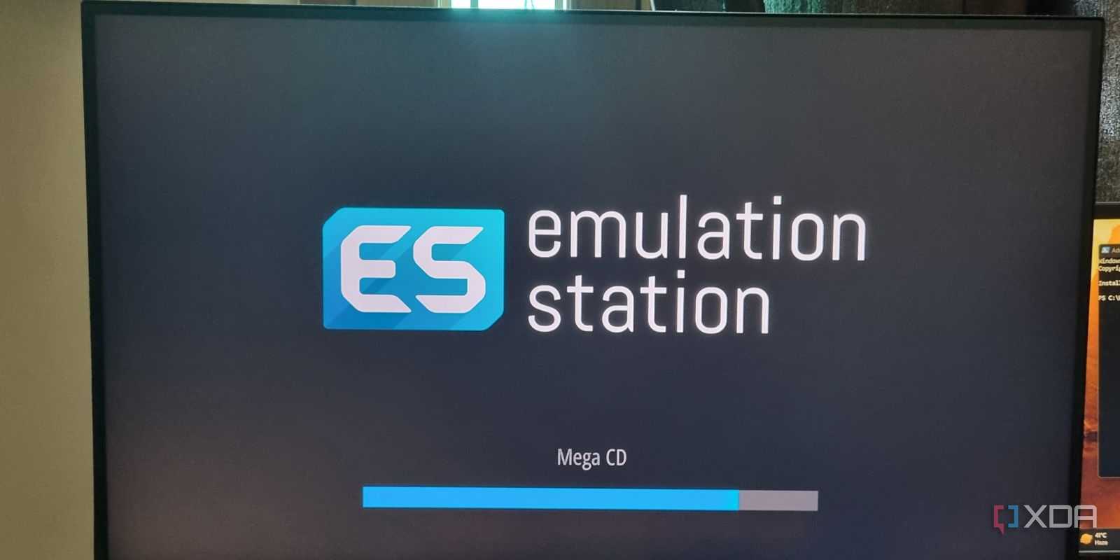 photo of retropie initializing emulation station