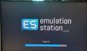 photo of retropie initializing emulation station