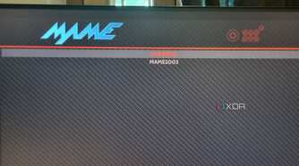 photo of retropi mame emulator game selection page