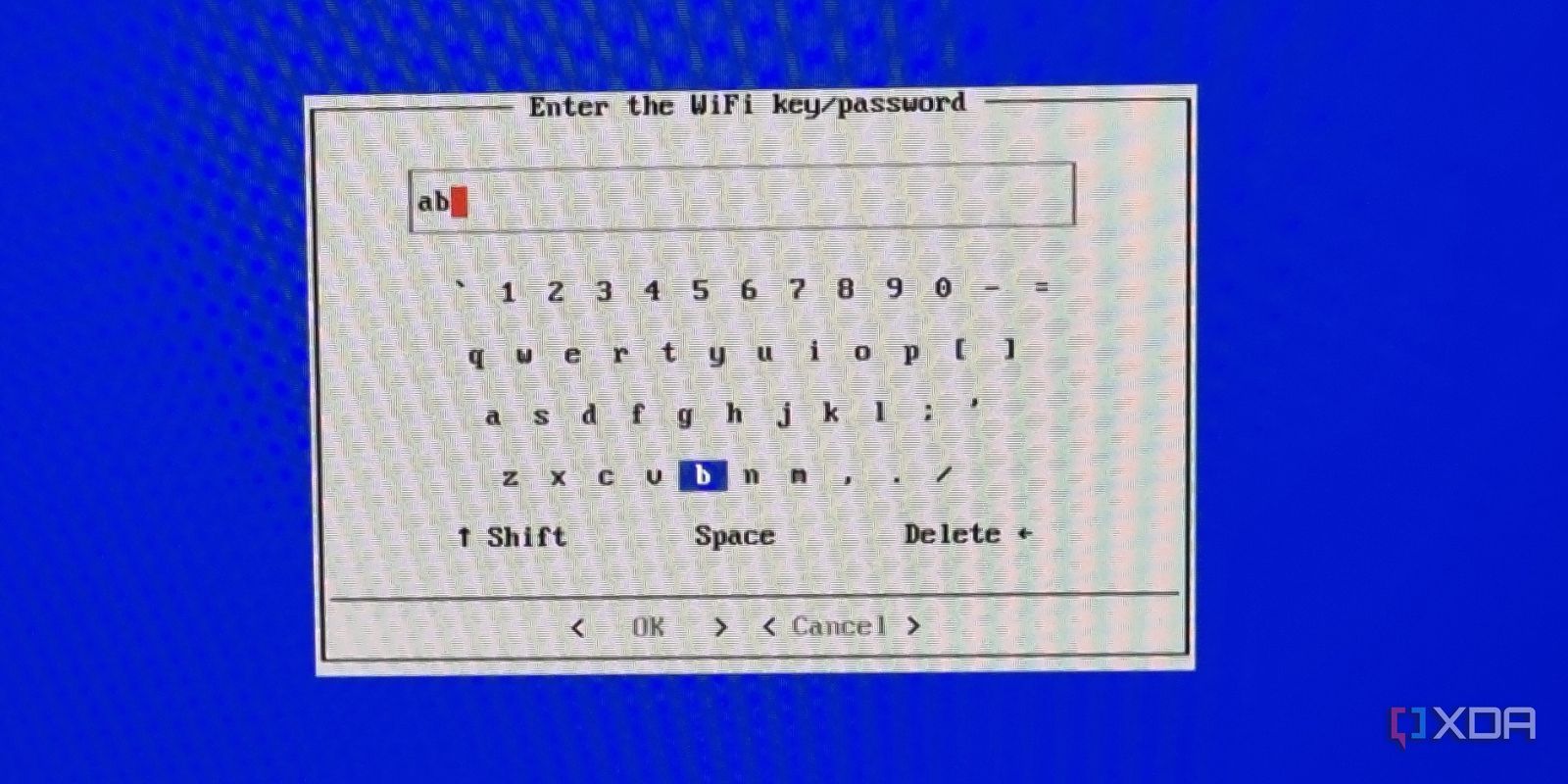 photo of a retropie signin to home wi-fi network