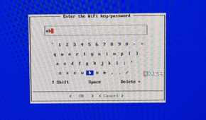 photo of a retropie signin to home wi-fi network