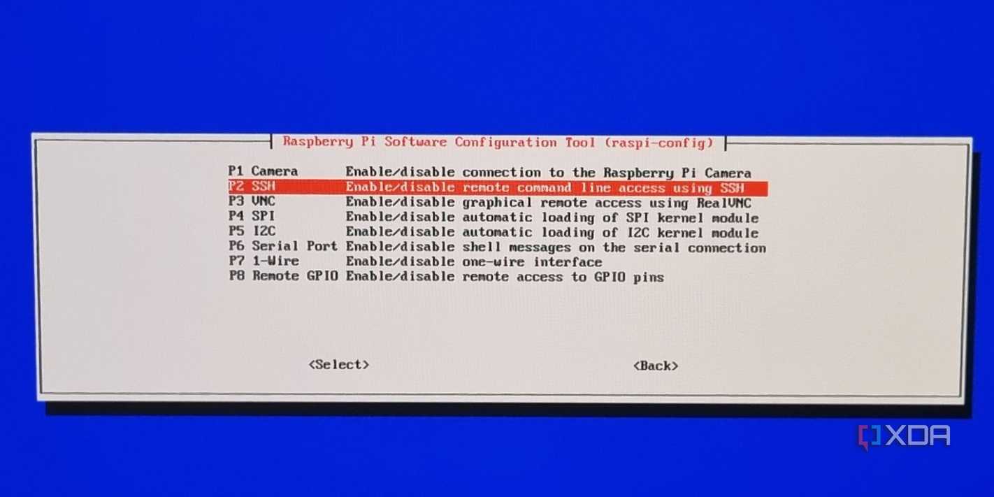 photo of a retropie system settings page