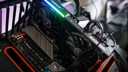 rx 9060 xt ஒரு மதர்போர்டில் நிறுவப்பட்டது