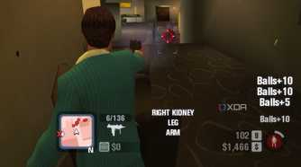 A screenshot from the game Scarface: The World is Yours.