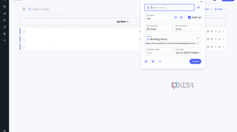 Reclaim's Task page