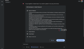 Gemini's Deep Research research plan