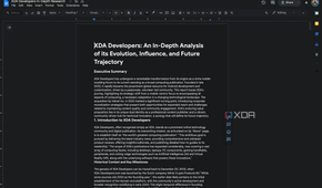 XDA Developers Gemini's Deep Research in a Google Docs document