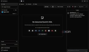 The Drive AI displaying a new project called XDA