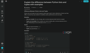 Prompting perplexity to explain difference