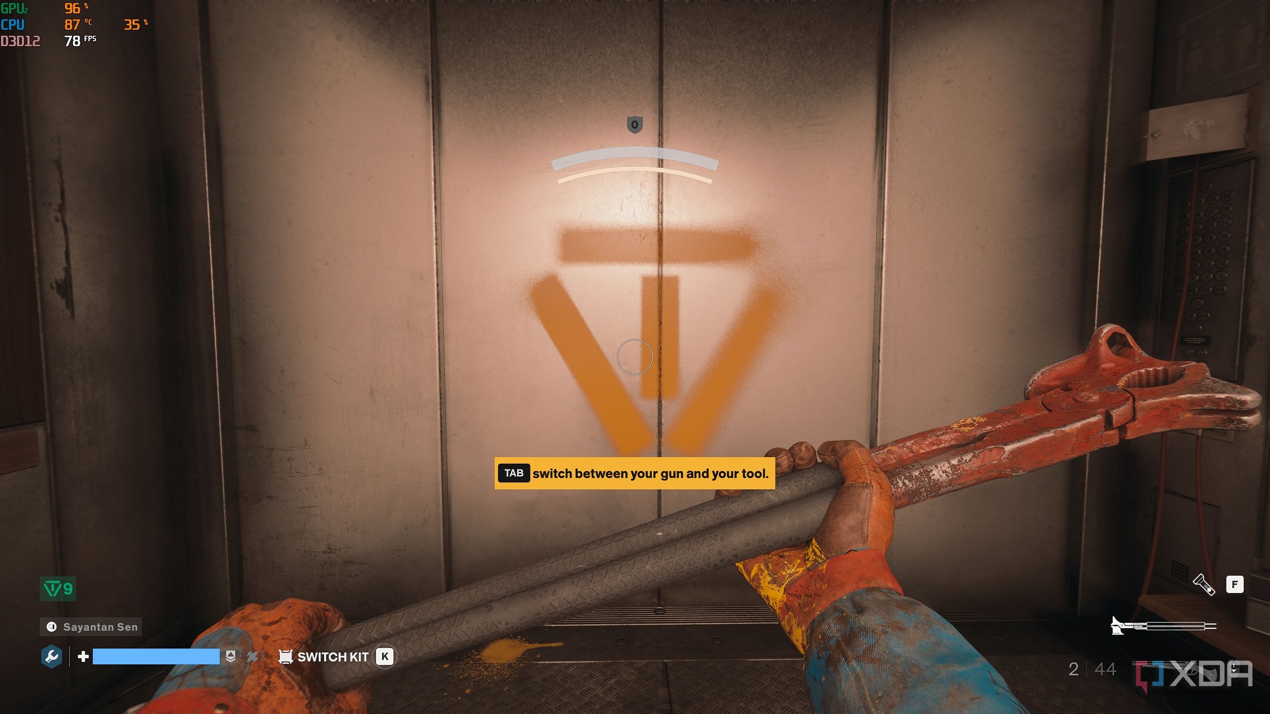 Elevator door in FBC Firebreak.