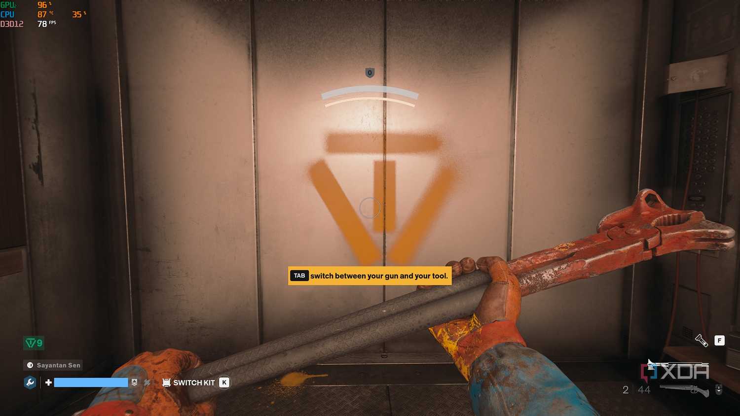 Elevator door in FBC Firebreak.