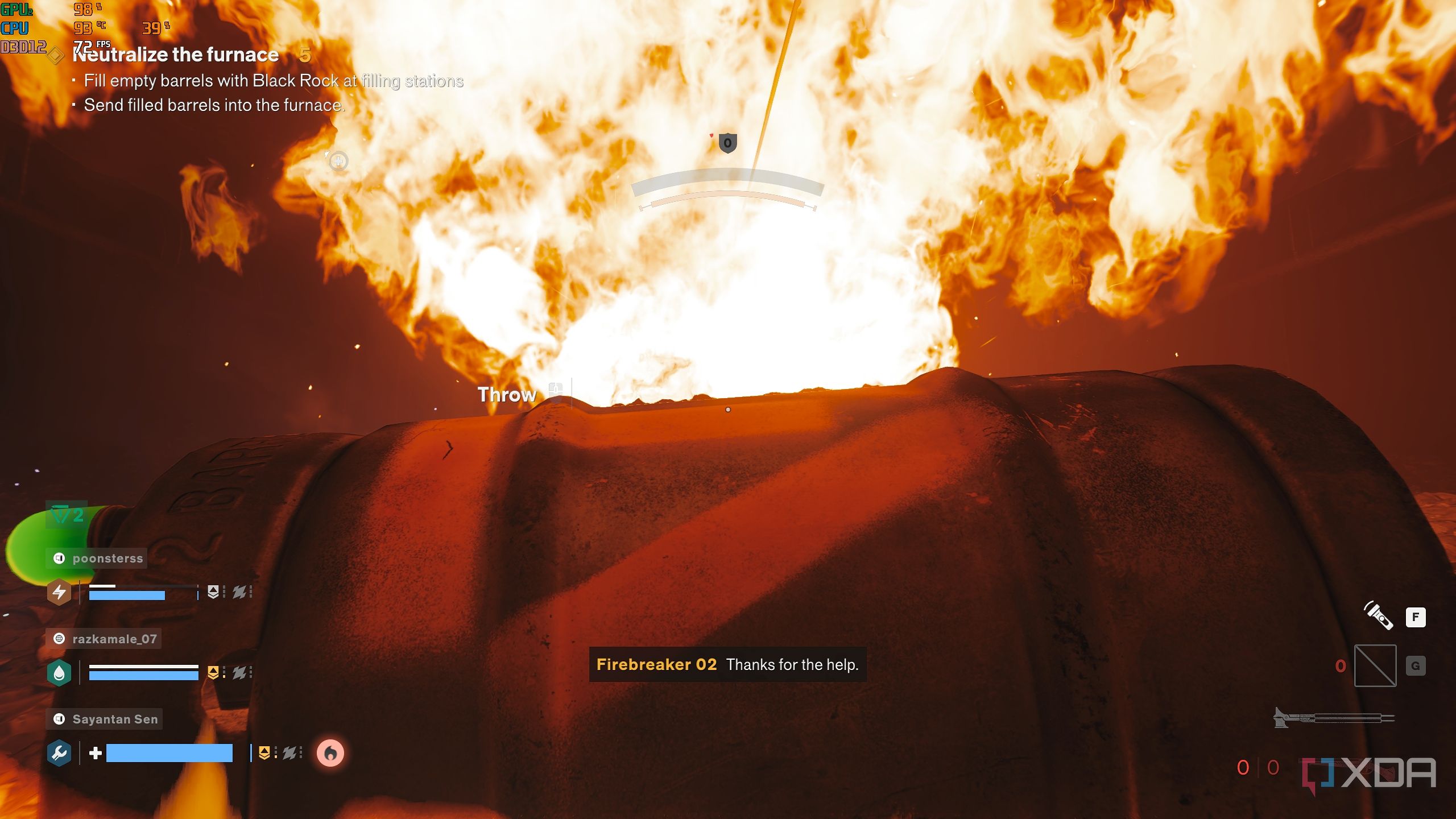 Gameplay screenshot from FBC Firebeak.