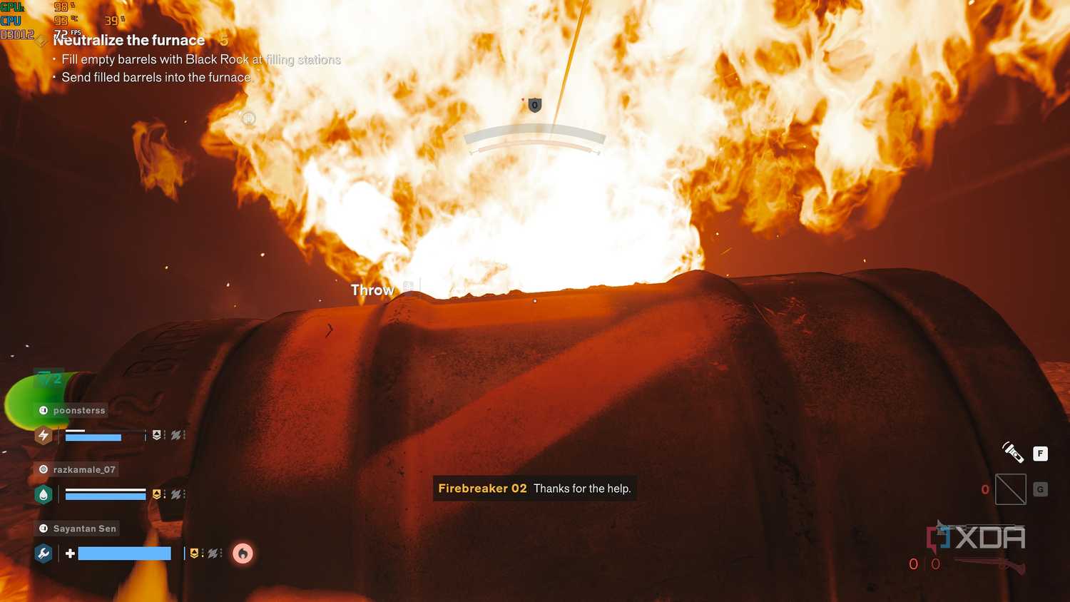 Gameplay screenshot from FBC Firebeak.