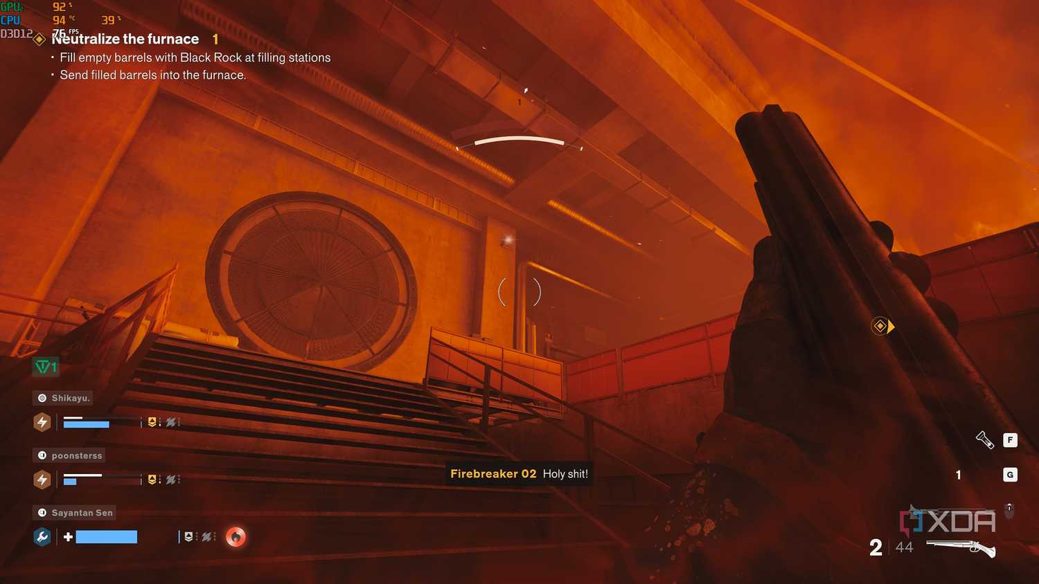Gameplay screenshot from FBC Firebeak.