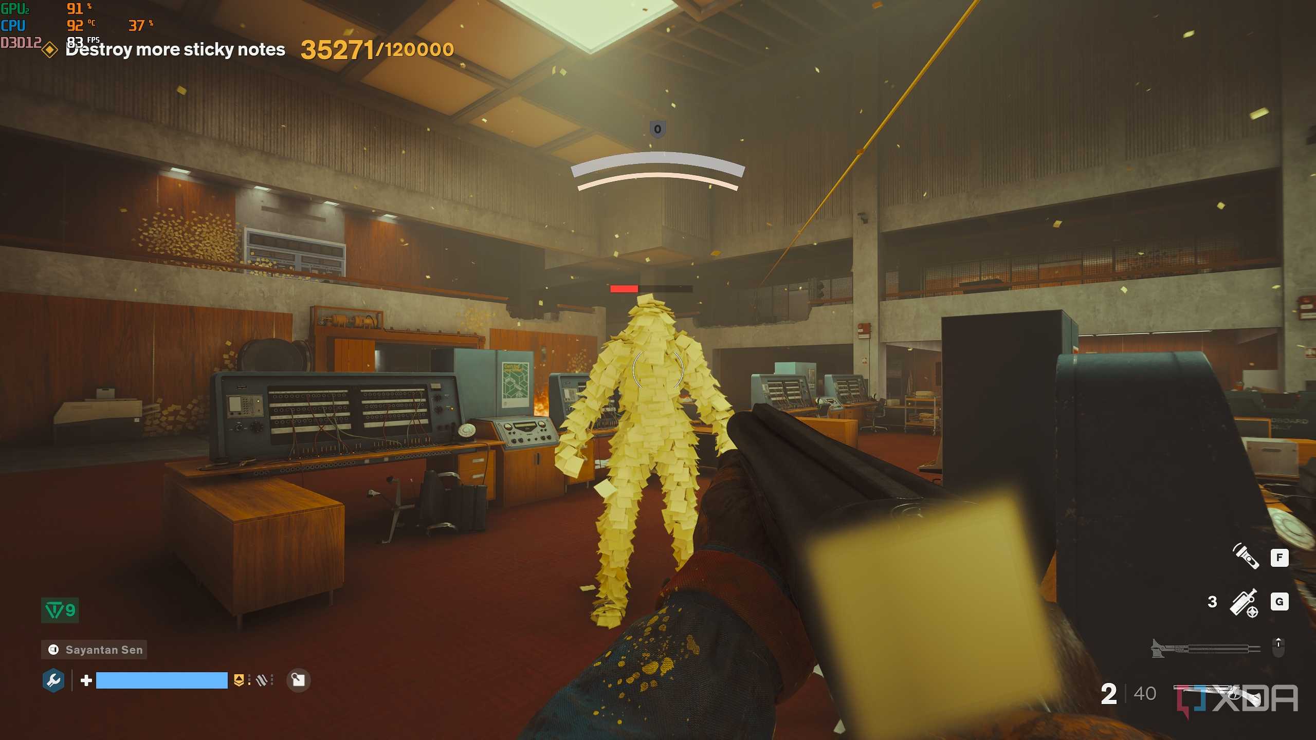 Gameplay screenshot from FBC Firebeak.