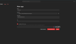 setting up app in homarr