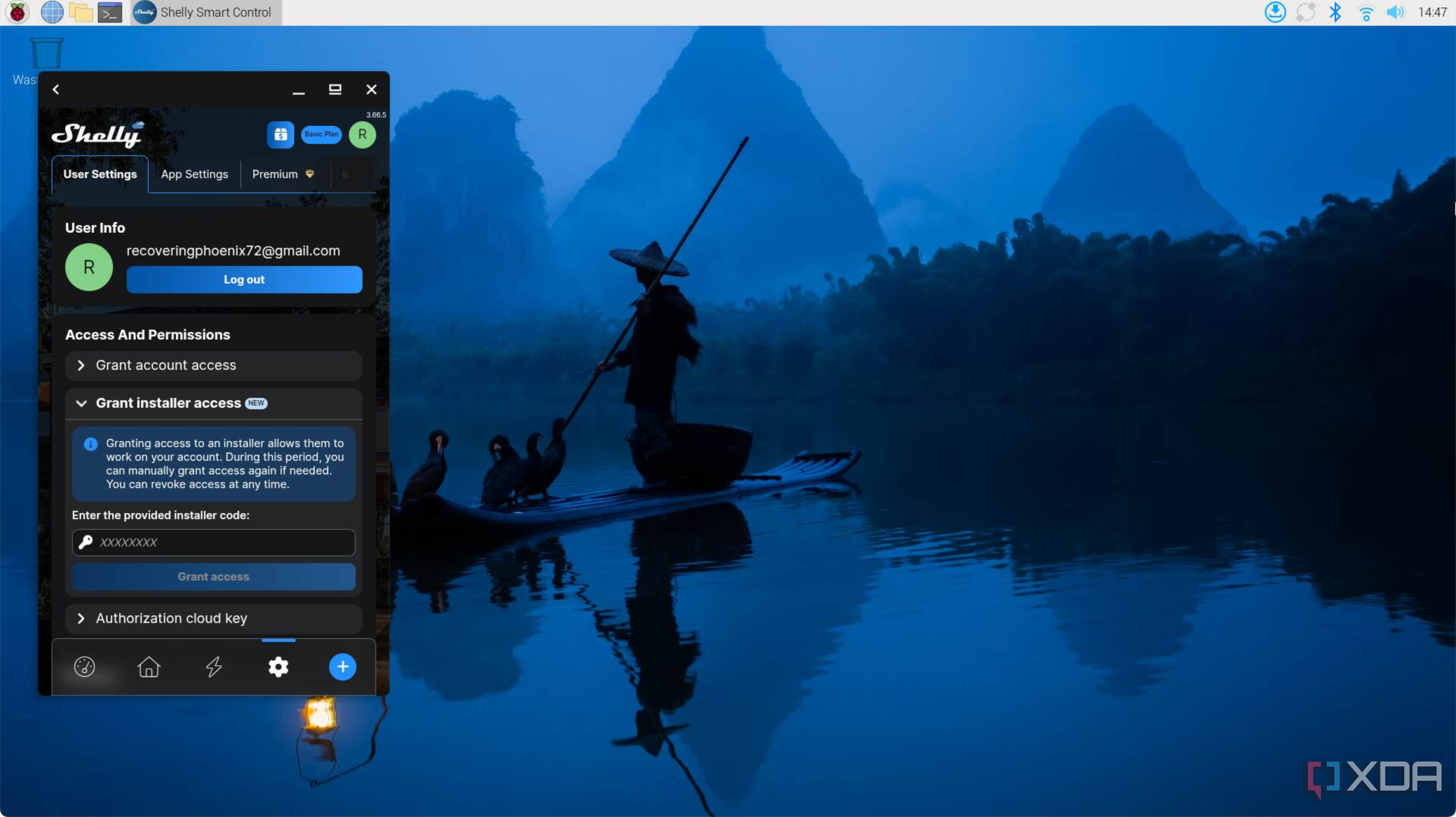 Shelly Android app on Raspberry Pi