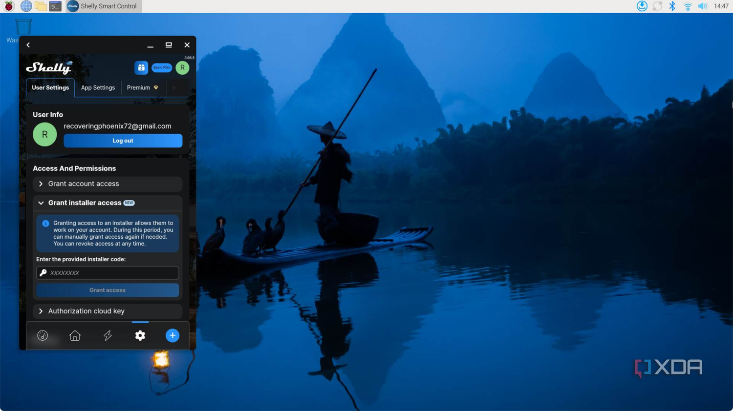 Shelly Android app on Raspberry Pi