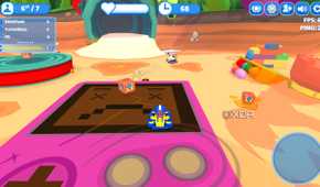 Screenshot from the game Smashkarts.io.