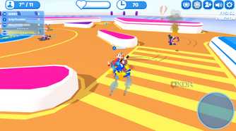 Screenshot from the game Smashkarts.io.
