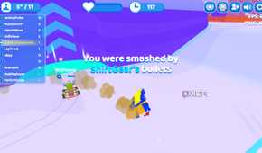 Screenshot from the game Smashkarts.io.