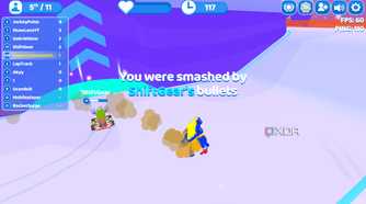 Screenshot from the game Smashkarts.io.