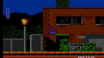 Screenshot from the NES game Spider-Man: Return of the Sinister Six.
