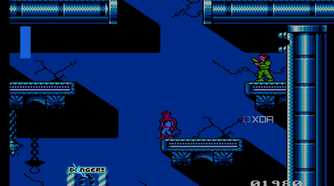 Screenshot from the NES game Spider-Man: Return of the Sinister Six.