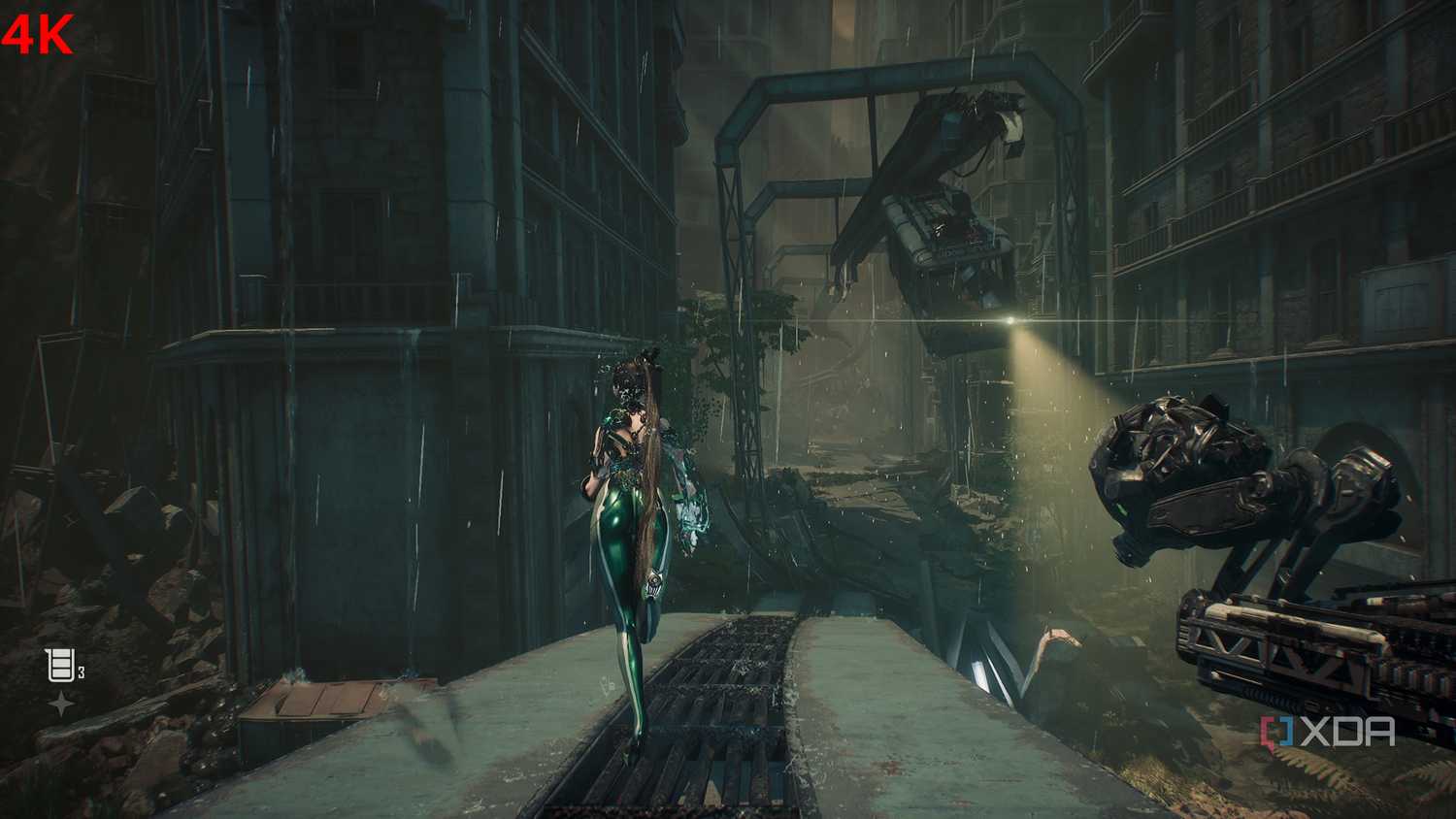Stellar Blade PC demo running on an RTX 3080.